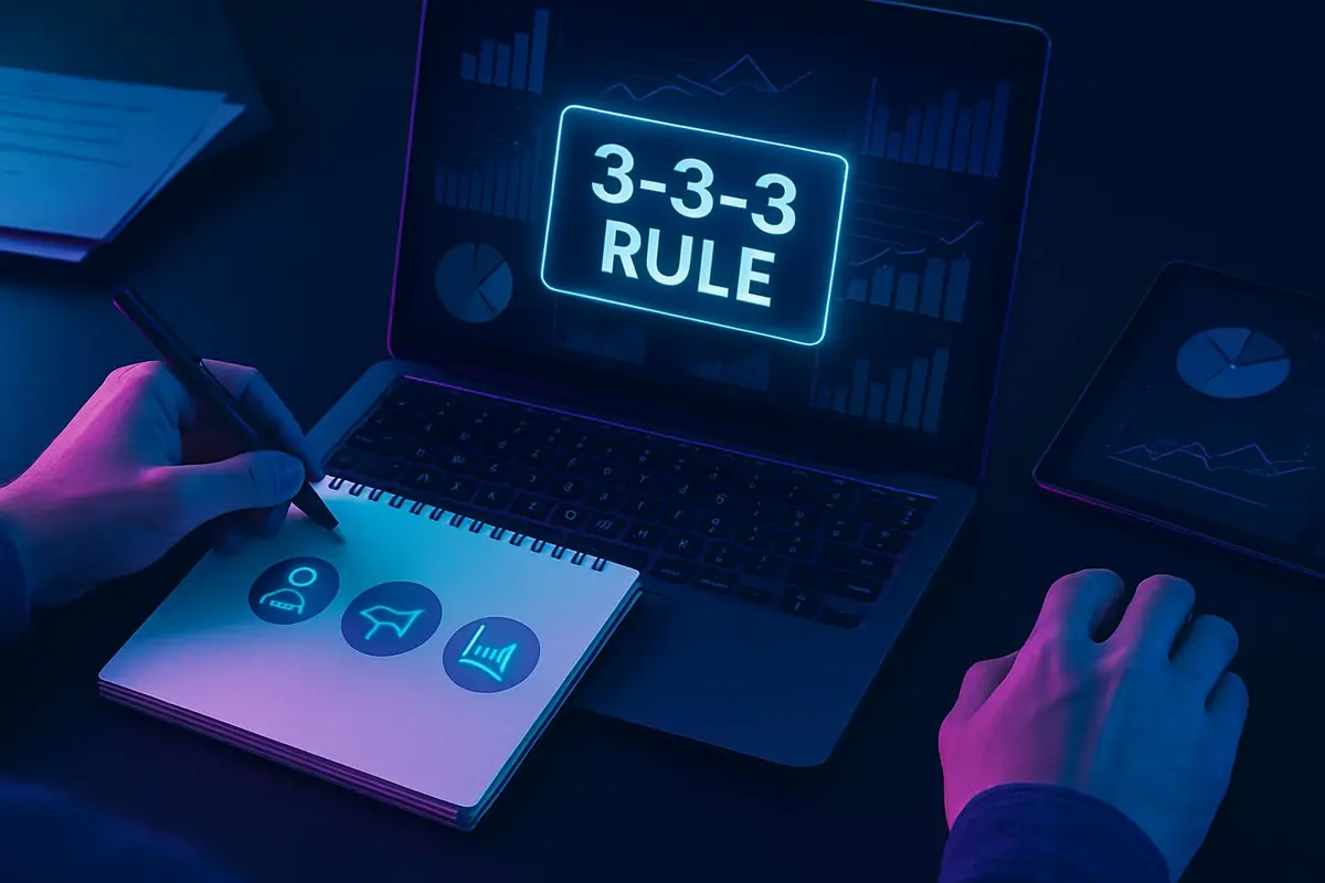 Qué es la regla 3-3-3 en marketing digital y cómo aplicarla